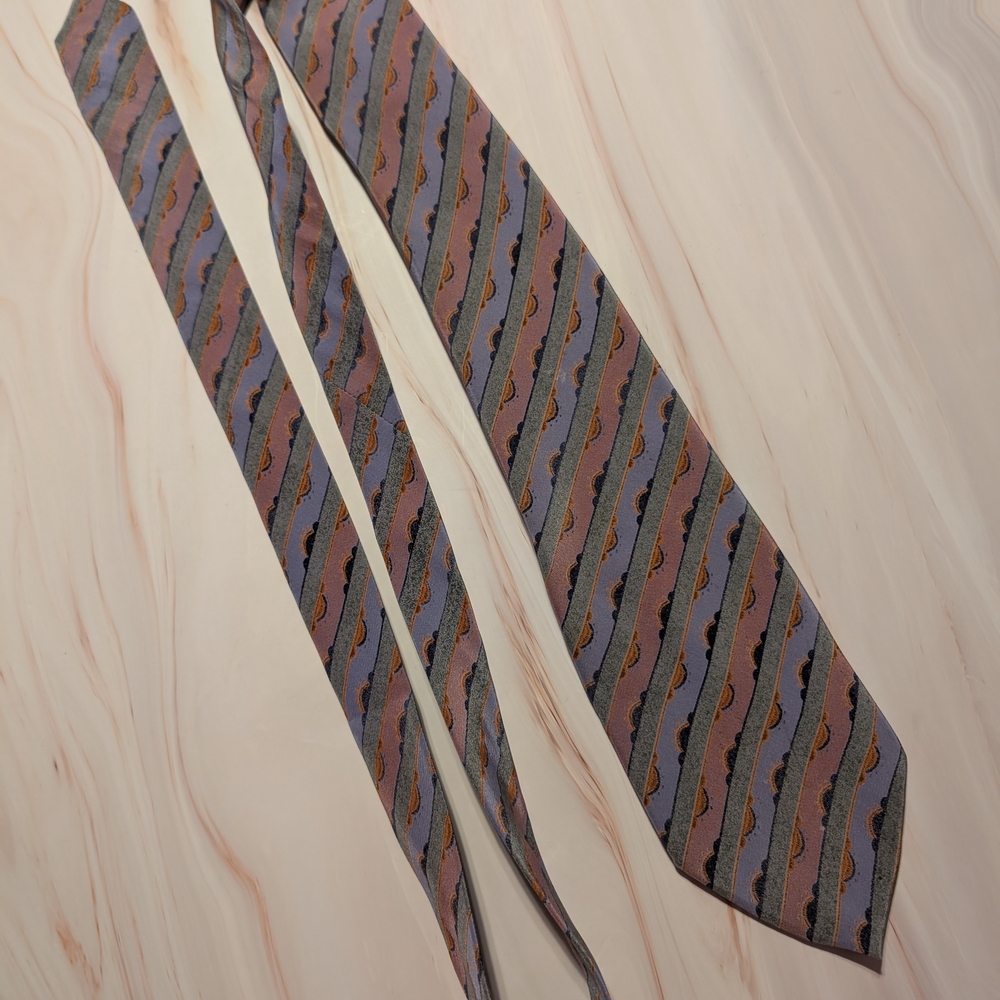 Striped Multicolor‎ Tie - Picture 3 of 8